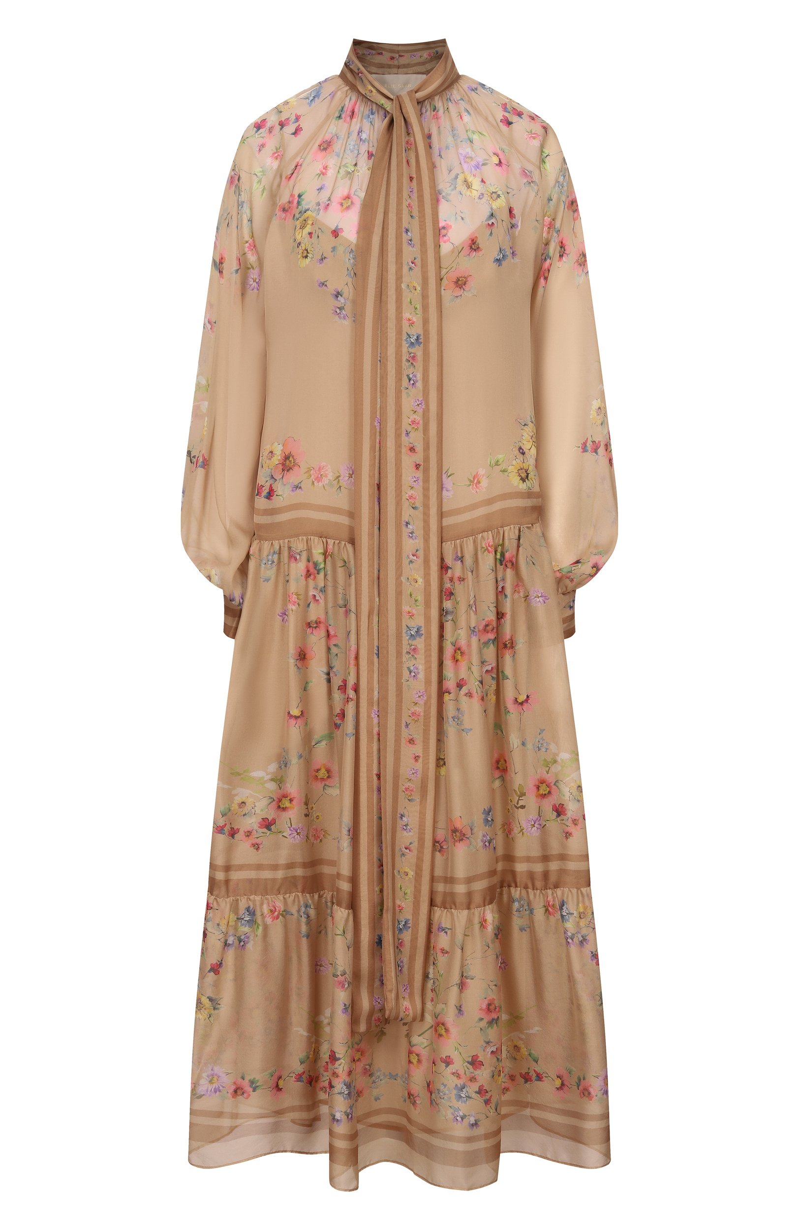 Шелковое  платье ELIE SAAB, арт. D1249/CH011, фото 1