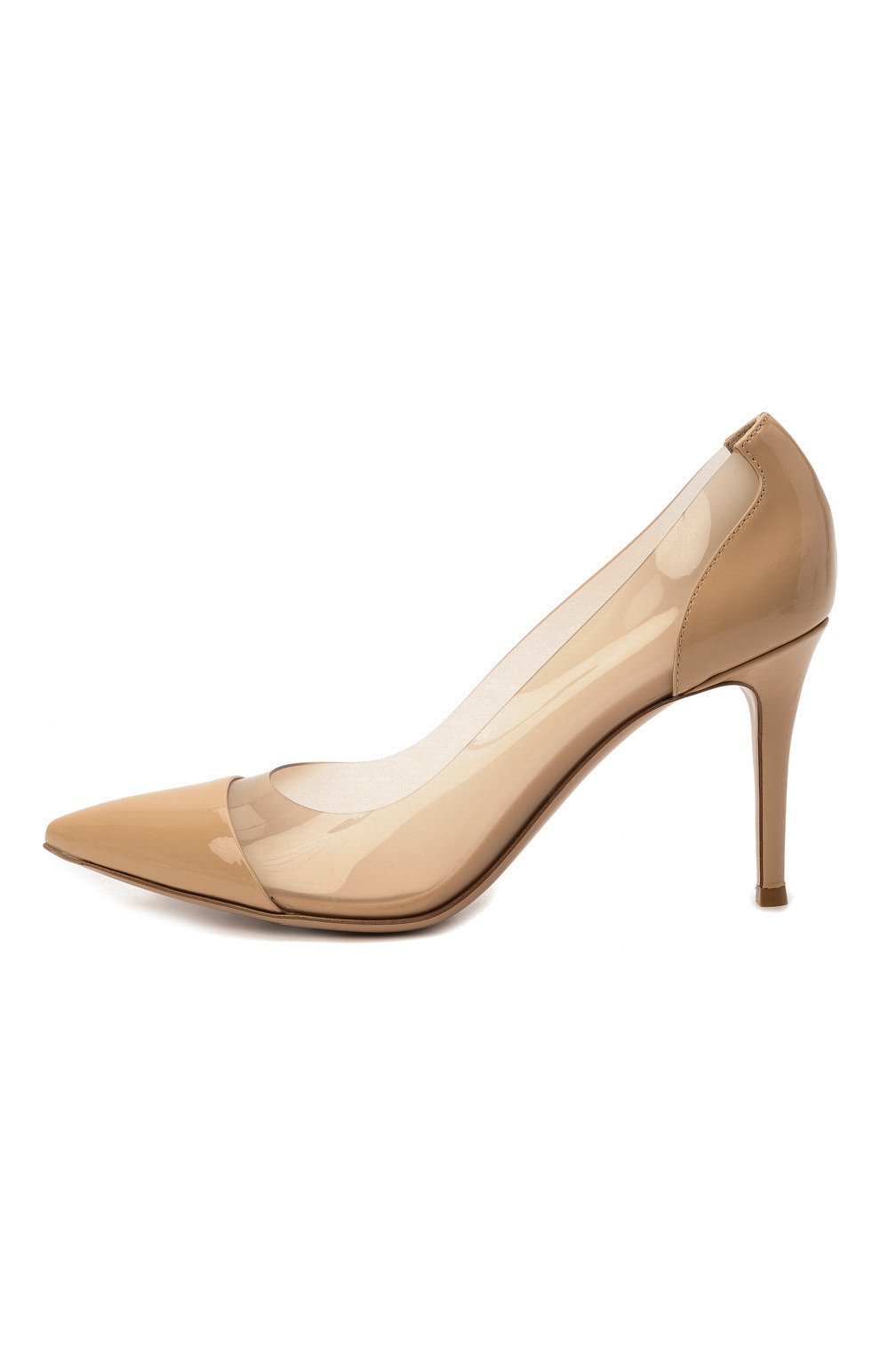 Комбинированные туфли plexi 85 GIANVITO ROSSI, арт. G20938.85RIC.VGLNUNU, фото 4