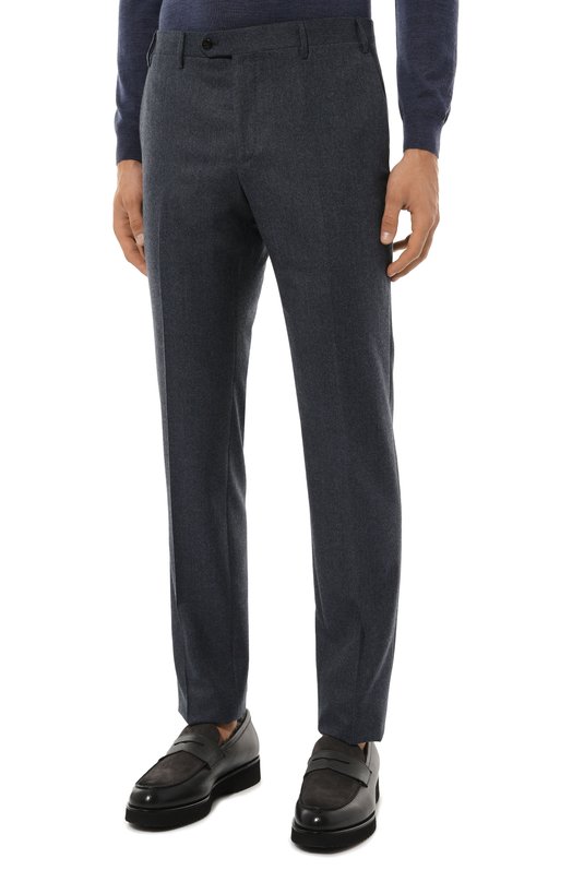 Шерстяные брюки Corneliani 945B01-9418111 Синий  945B01-9418111 Фото 3