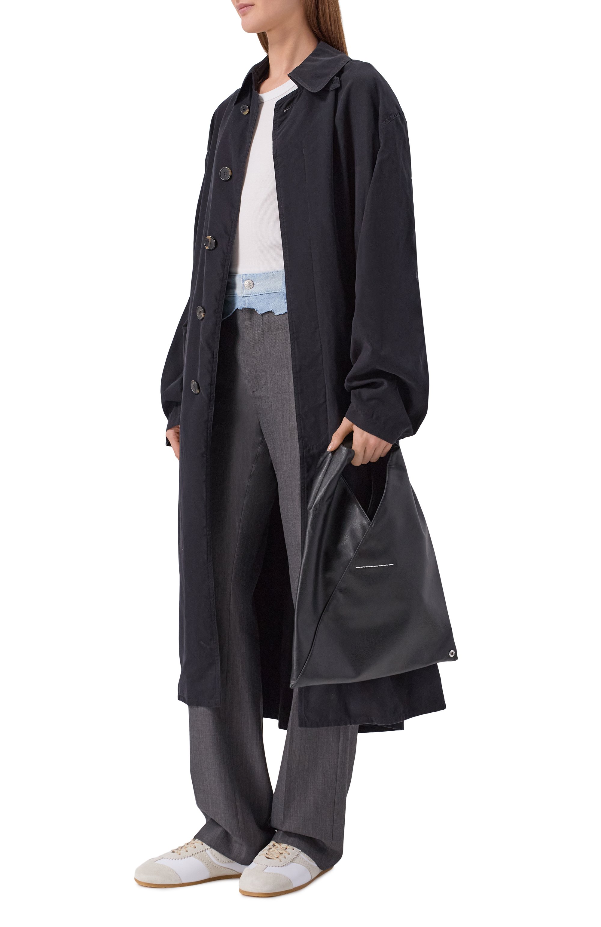 Брюки из шерсти и хлопка MM6, арт. S52KA0557/MTN132, фото 2