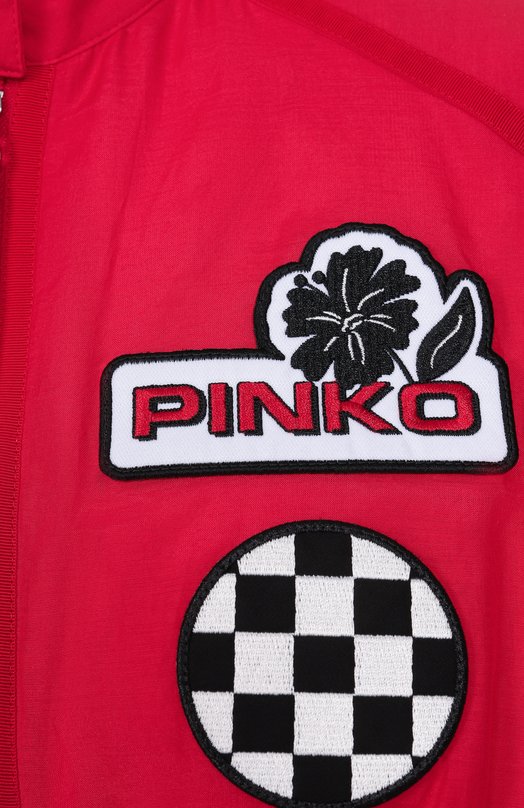 Комбинезон из хлопка и шелка Pinko 105239/A2M7 Красный  105239/A2M7 Фото 6