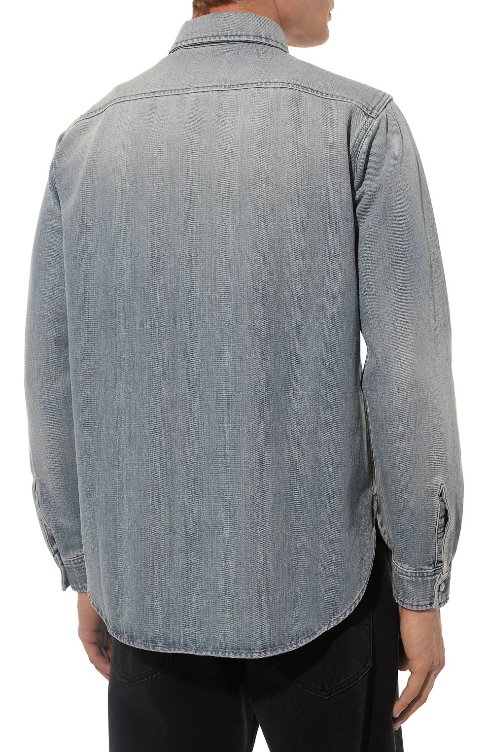 Джинсовая рубашка SAINT LAURENT, арт. 604792/Y18UA, фото 4
