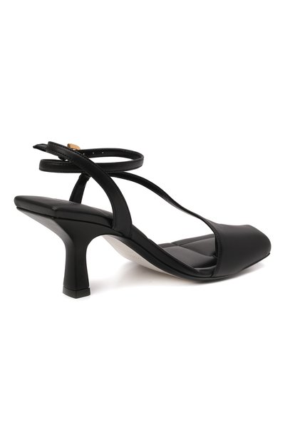 Кожаные босоножки berlin KHAITE черного цвета по цене 88200 руб., арт. F3020-723/BERLIN, фото 4 Кожаные босоножки berlin KHAITE, арт. F3020-723/BERLIN, фото 4