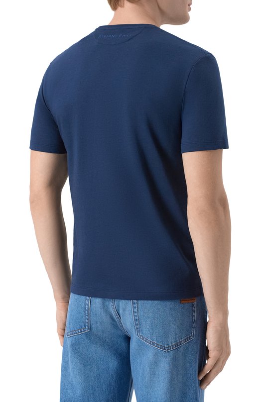 Футболка Stefano Ricci MNI42H0020/803 Синий  MNI42H0020/803 Фото 4
