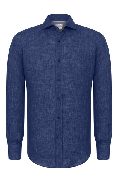 Мужская льняная рубашка BRUNELLO CUCINELLI, арт. MF6300028