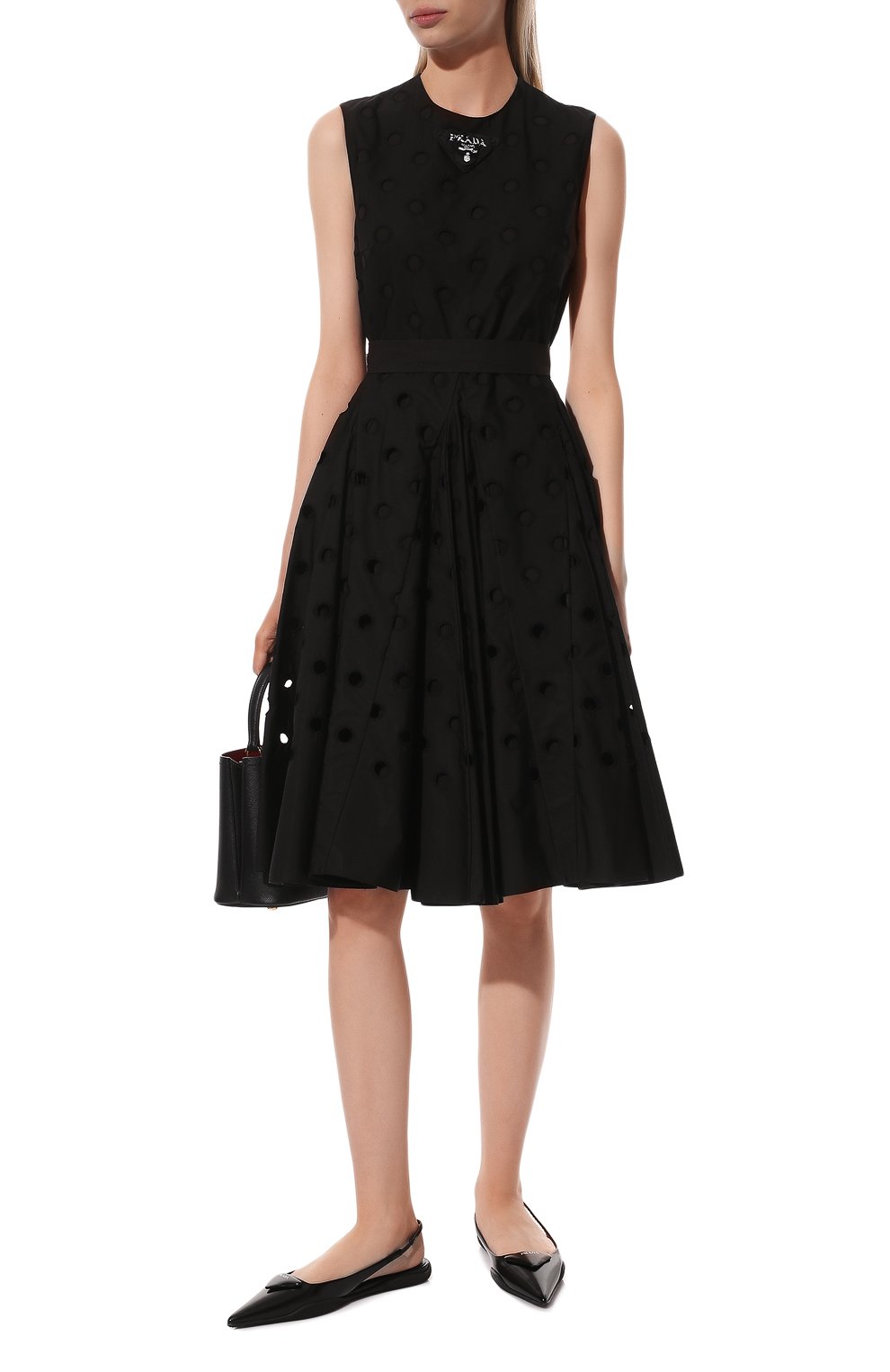 Хлопковое платье PRADA, арт. P3E25R-1Y1E-F0002-211, фото 2