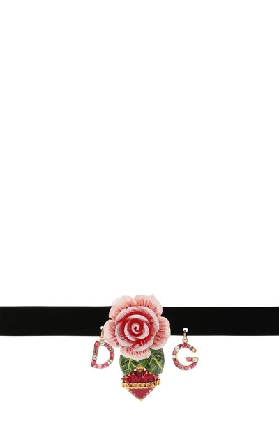 Чокер с декором в виде банта и отделкой из кристаллов swarovski DOLCE & GABBANA, арт. WNK4R1/W1111, фото 1