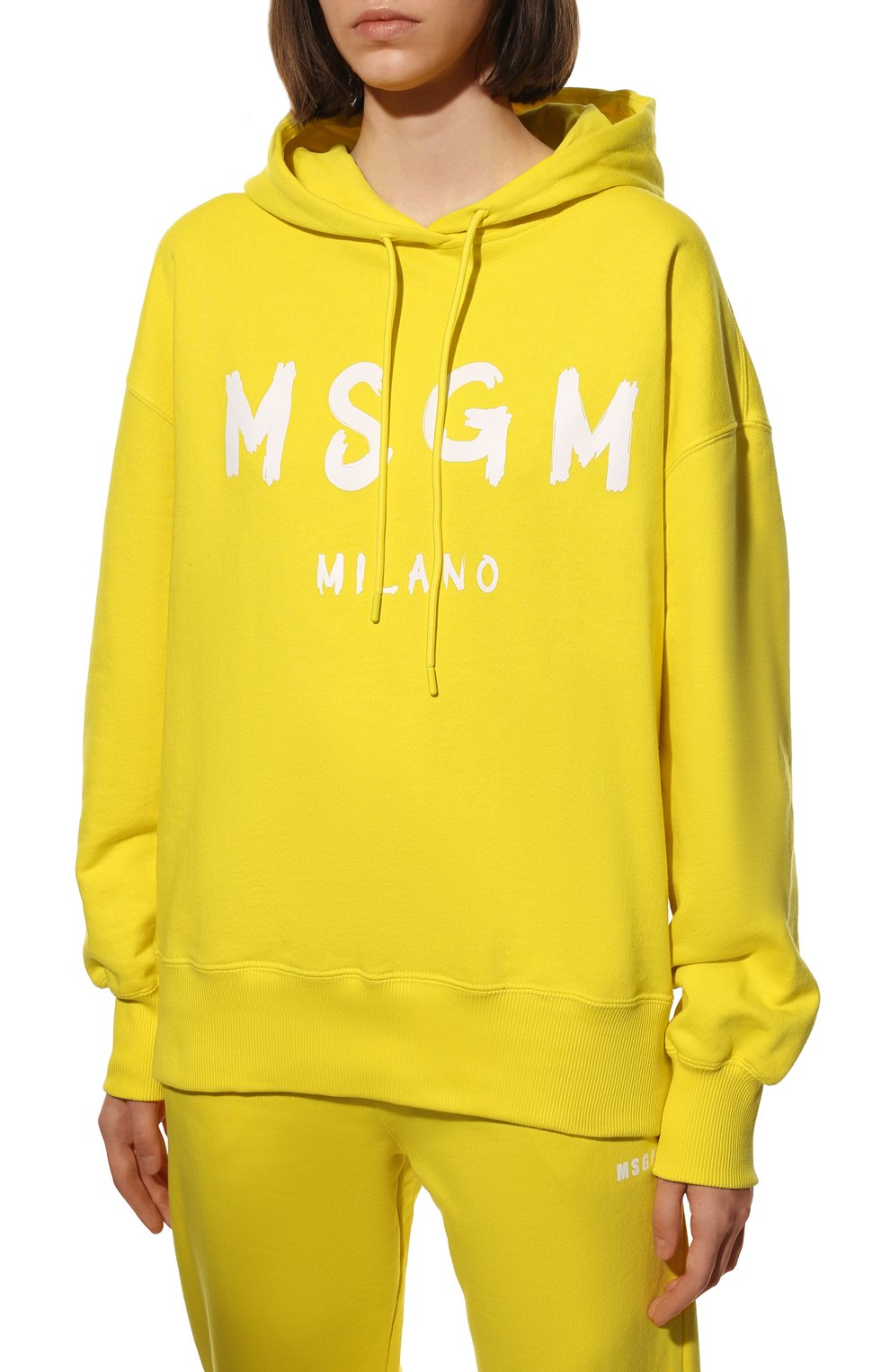 Хлопковое худи MSGM, арт. 3241MDM515 227299, фото 3