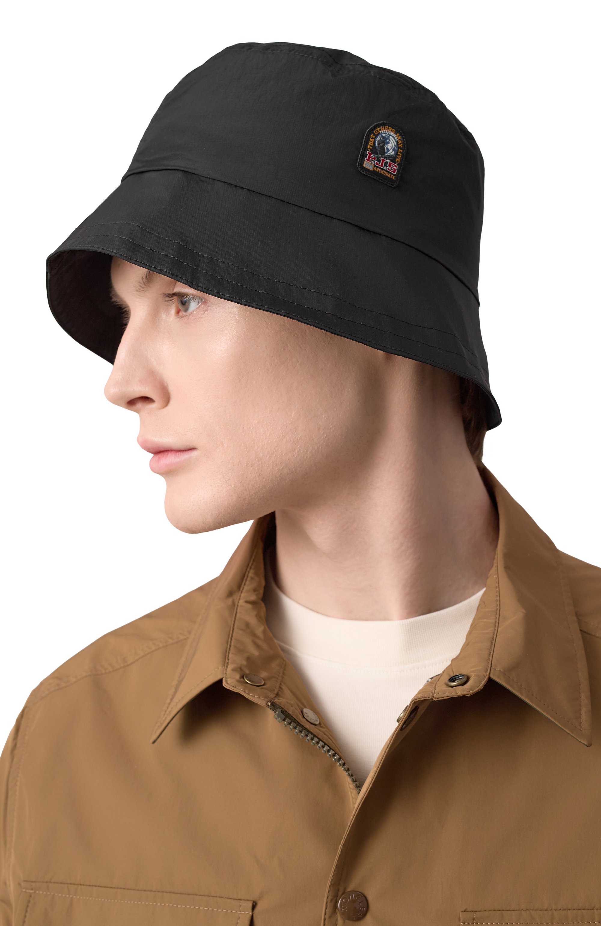 Панама PARAJUMPERS черного цвета по цене 10450 руб., арт. PABUHA30, фото 2 Панама PARAJUMPERS, арт. PABUHA30, фото 2