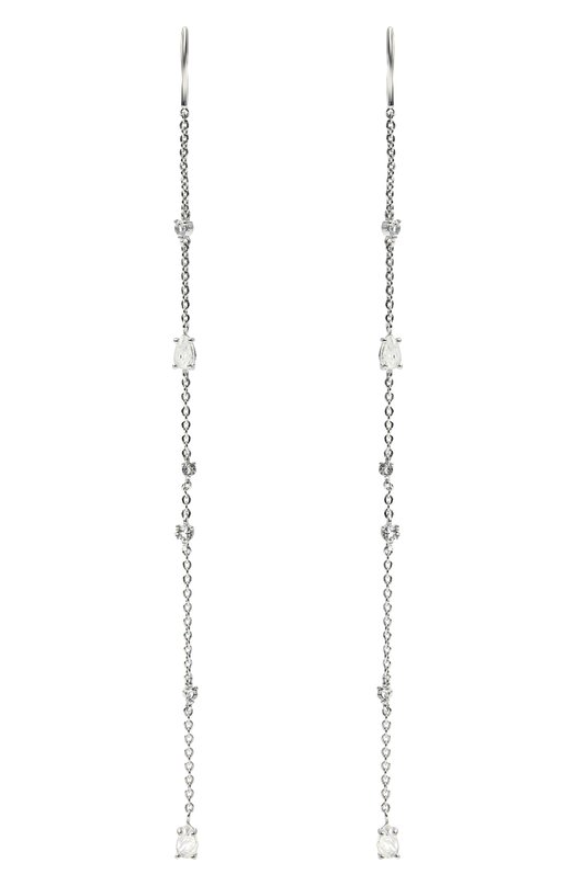 Серьги-цепочки с лунными камнями и топазами Moonka wt-her-mns Серебряный wt-her-mns