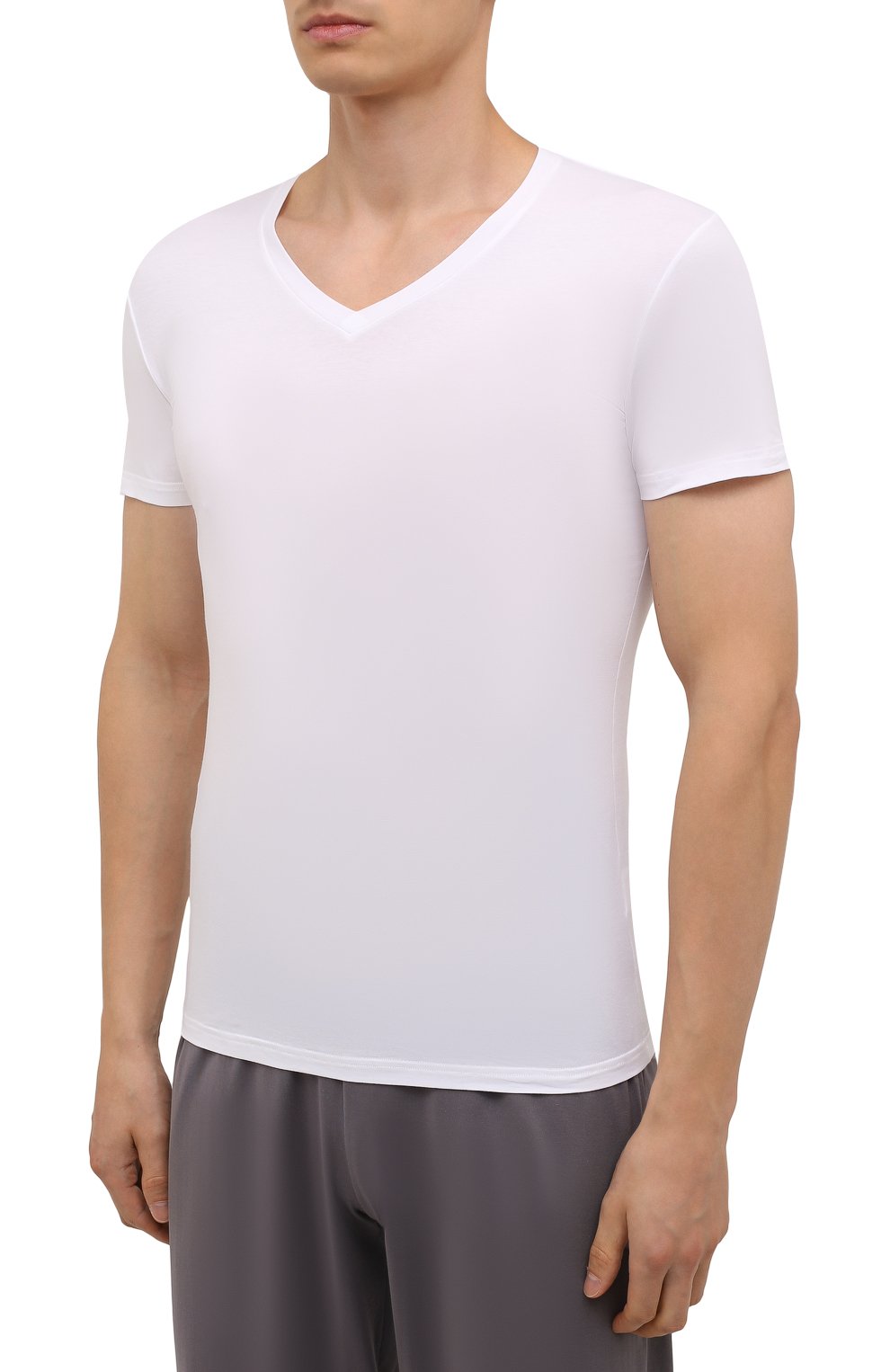 Хлопковая футболка ZEGNA, арт. N2M800050, фото 3