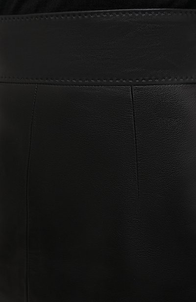 Кожаная юбка DOLCE & GABBANA, арт. F4BZ4L/HULFY, фото 5