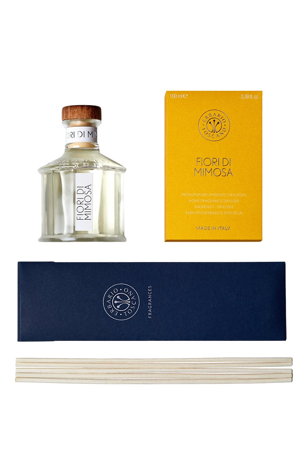 Диффузор fiori di mimosa (100ml) ERBARIO TOSCANO, арт. DA01FM, фото 2