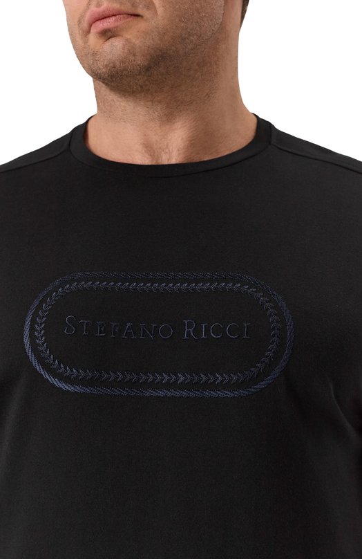Футболка Stefano Ricci MNH6104940/803 Чёрный  MNH6104940/803 Фото 5