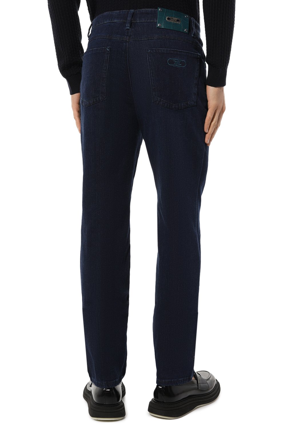 Джинсы ZILLI темно-синего цвета по цене 150500 руб., арт. MCZ-00045_MCZ-LDT45-JABC1/0001-R001_1, фото 4 Джинсы ZILLI, арт. MCZ-00045_MCZ-LDT45-JABC1/0001-R001_1, фото 4