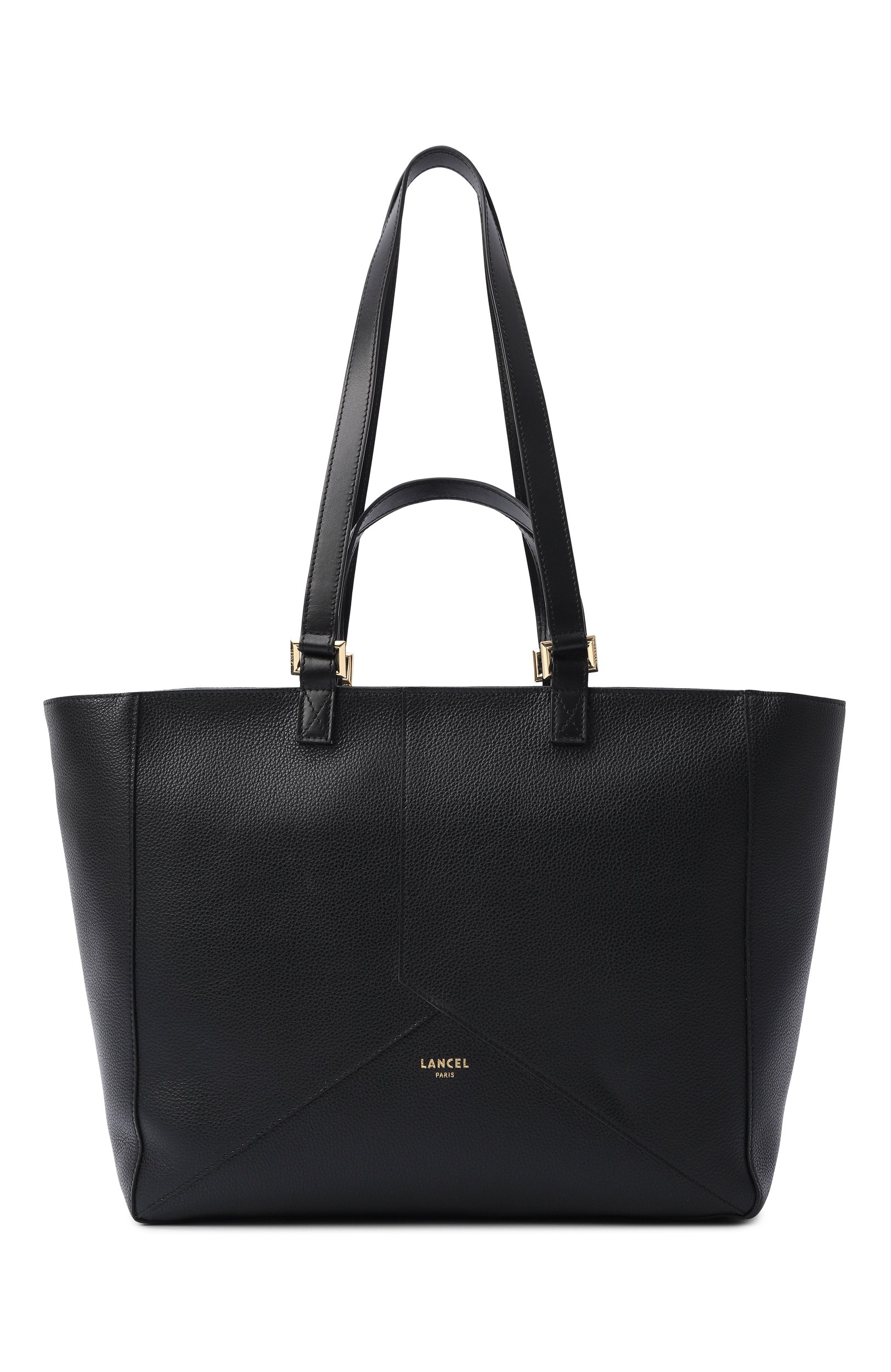 Сумка-тоут enveloppe medium LANCEL черного цвета по цене 88650 руб., арт. A14021, фото 1 Сумка-тоут enveloppe medium LANCEL, арт. A14021, фото 1