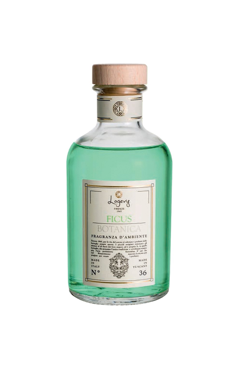 Диффузор ficus botanica / "листья фикуса" (250ml) LOGEVY FIRENZE 1965, арт. 8050519371964, фото 1