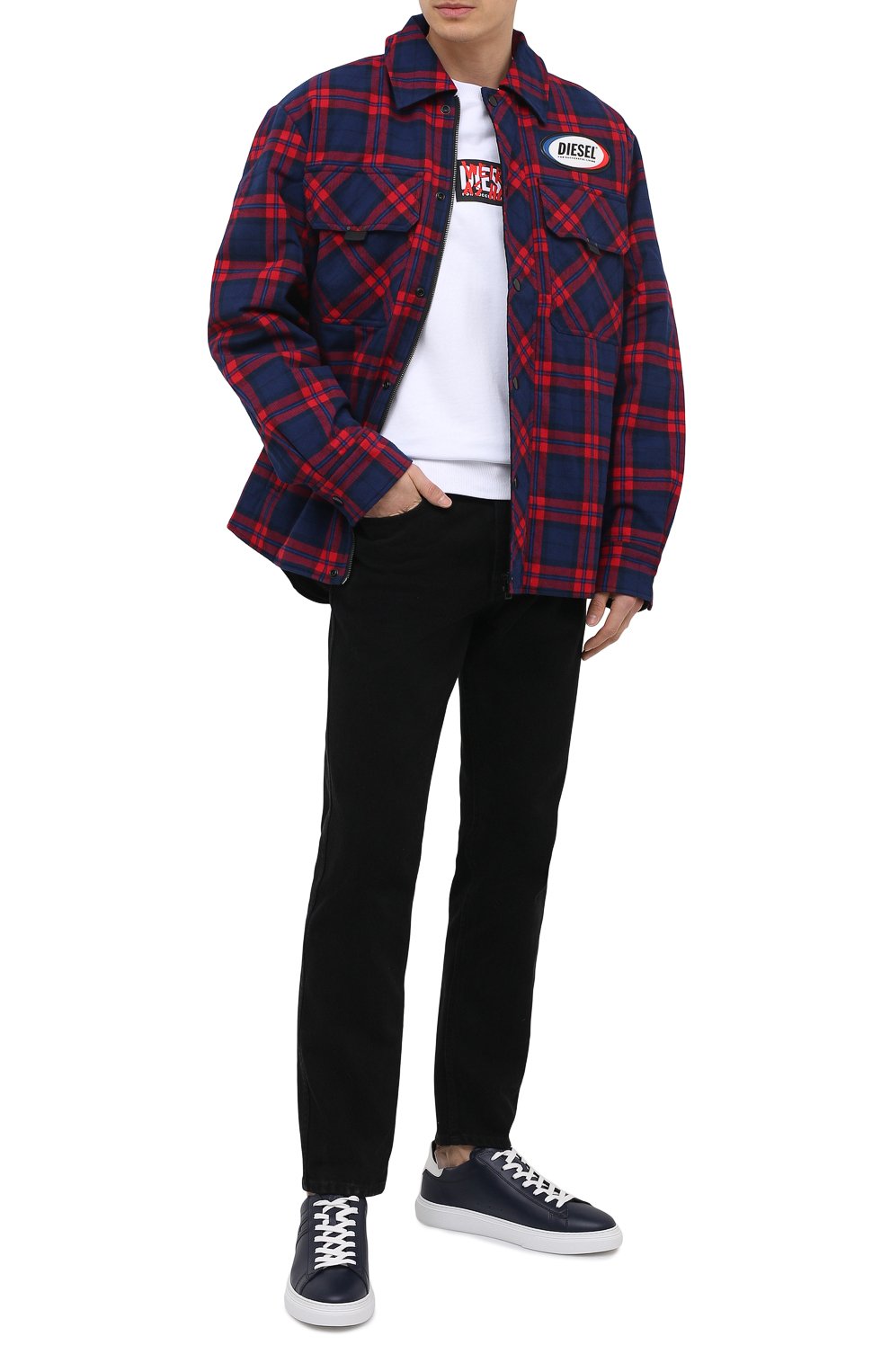 Кожаные кеды HOGAN, арт. HXM3650J960KLA, фото 2