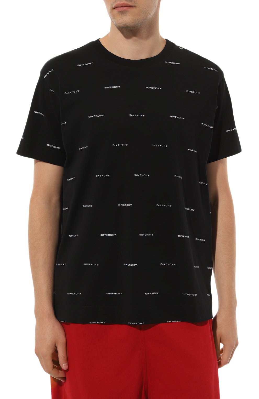 Хлопковая футболка GIVENCHY, арт. BM716R/3YE4, фото 3