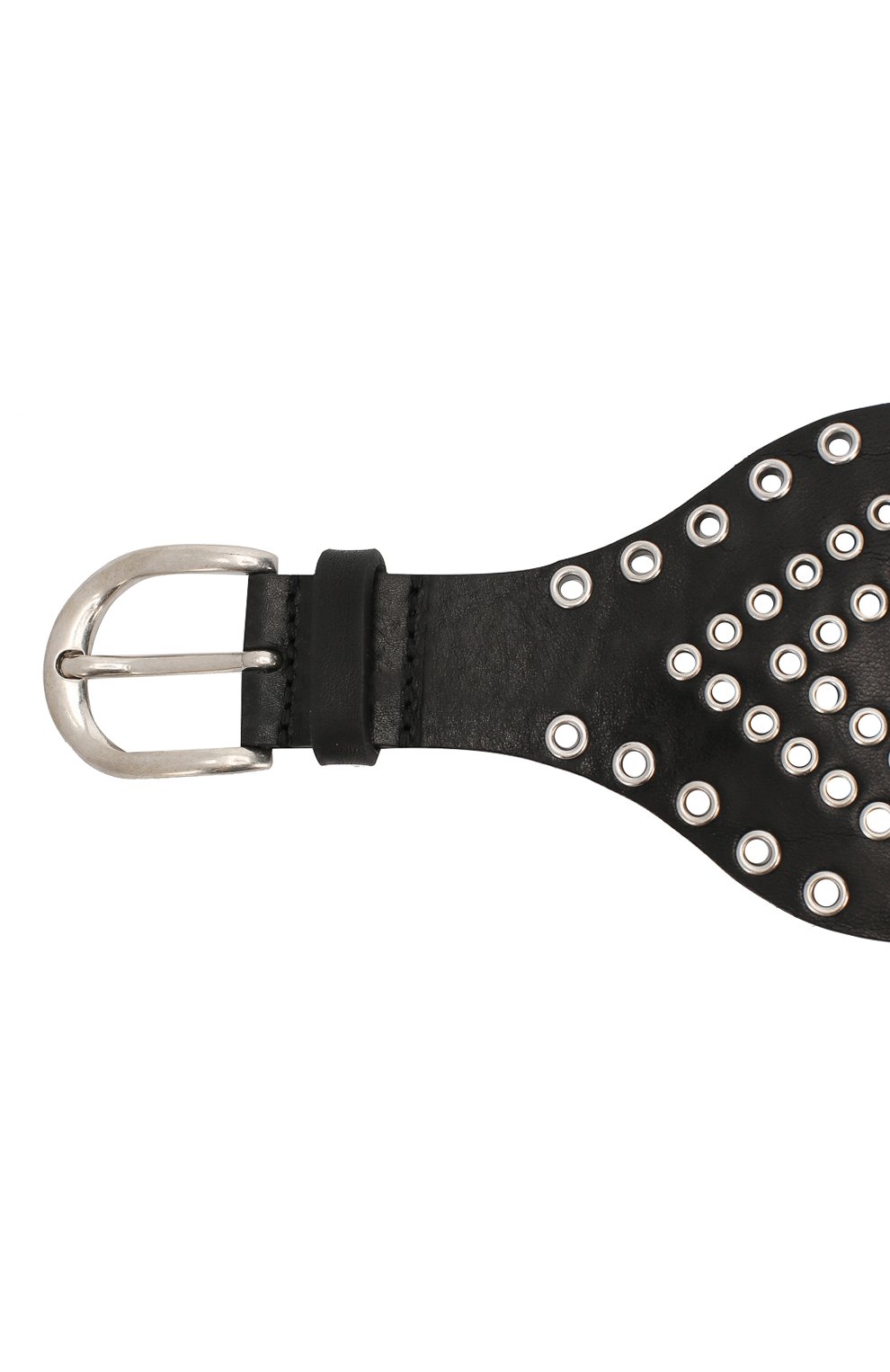 Кожаный пояс ISABEL MARANT черного цвета по цене 48850 руб., арт. CE0391-20P007A/W0MA, фото 3 Кожаный пояс ISABEL MARANT, арт. CE0391-20P007A/W0MA, фото 3