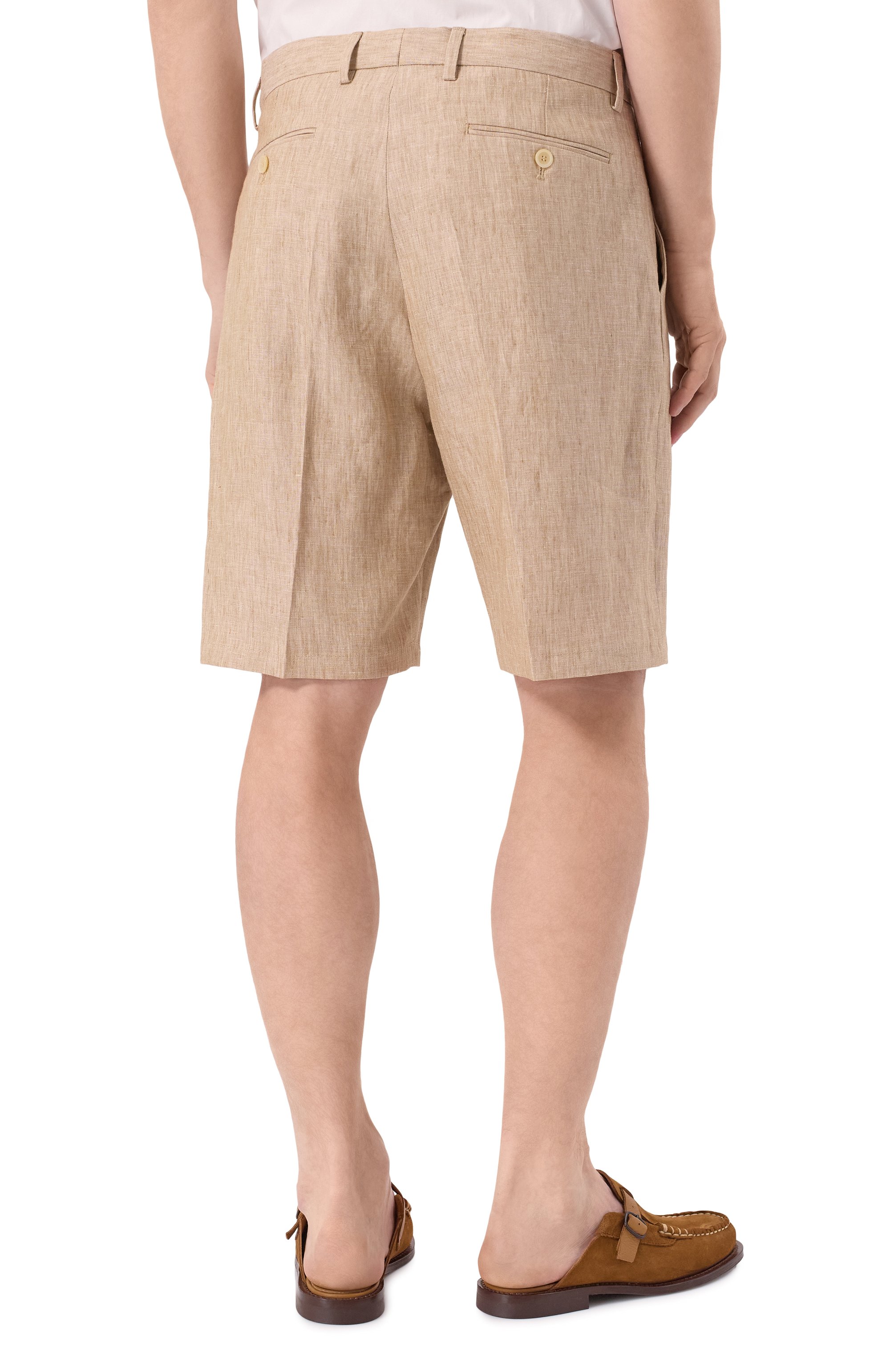 Льняные шорты 120% LINO, арт. 32AL2M29DB/G147/700, фото 4