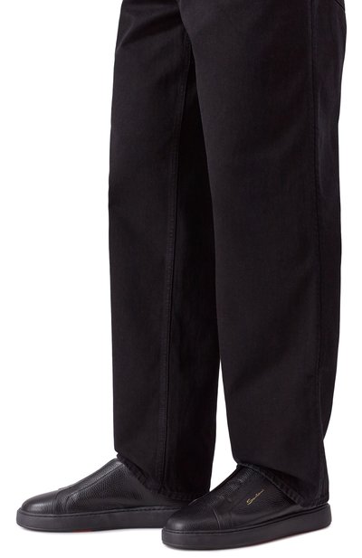 Кожаные кеды cleanic SANTONI, арт. MBCG21995NEATLLD, фото 3