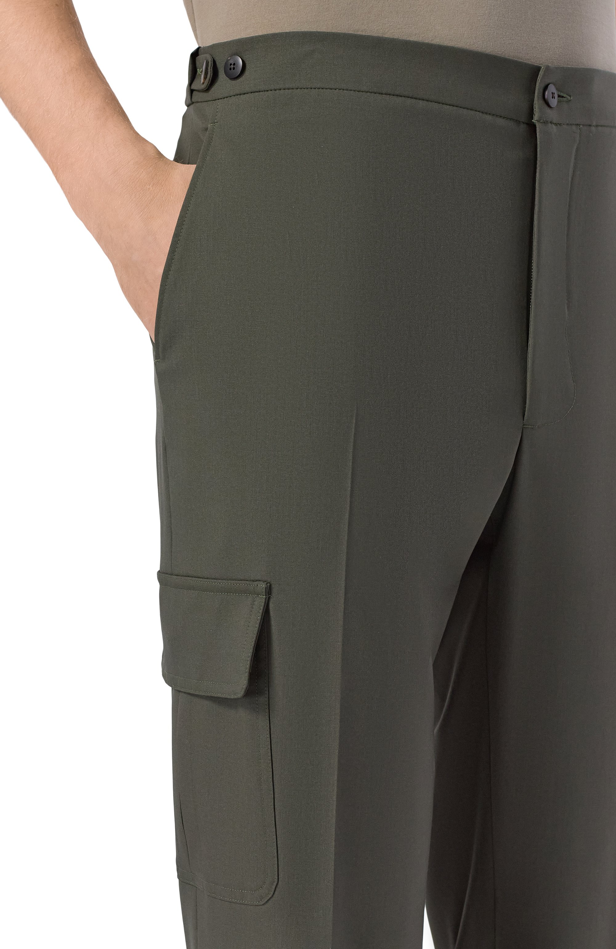 Шерстяные брюки-карго MVST, арт. M26.CSM.T412/940, фото 5