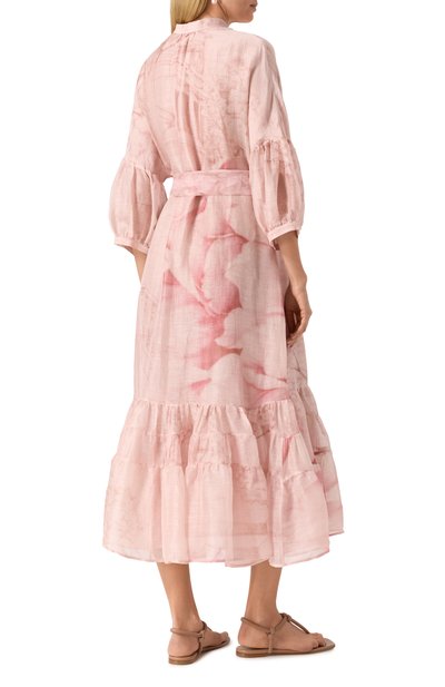 Платье изо льна и шелка KITON, арт. D59352K0928E01, фото 4