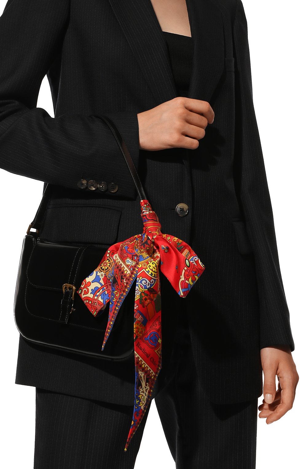 Шелковый шарф-бандо ensemble RADICAL CHIC, арт. 201880.21.17, фото 3