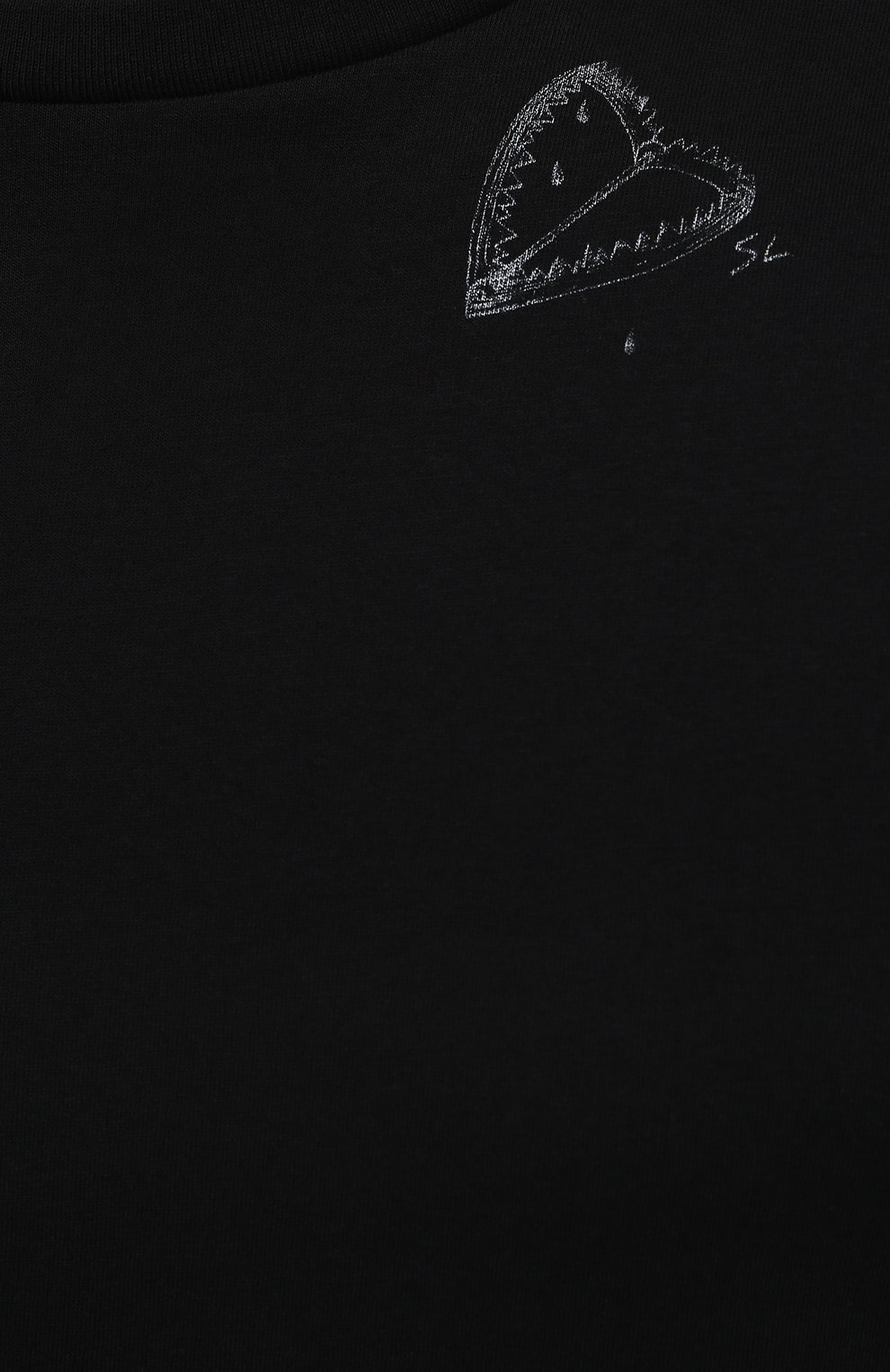 Хлопковая футболка  SAINT LAURENT, арт. 632713/YBWG2, фото 5