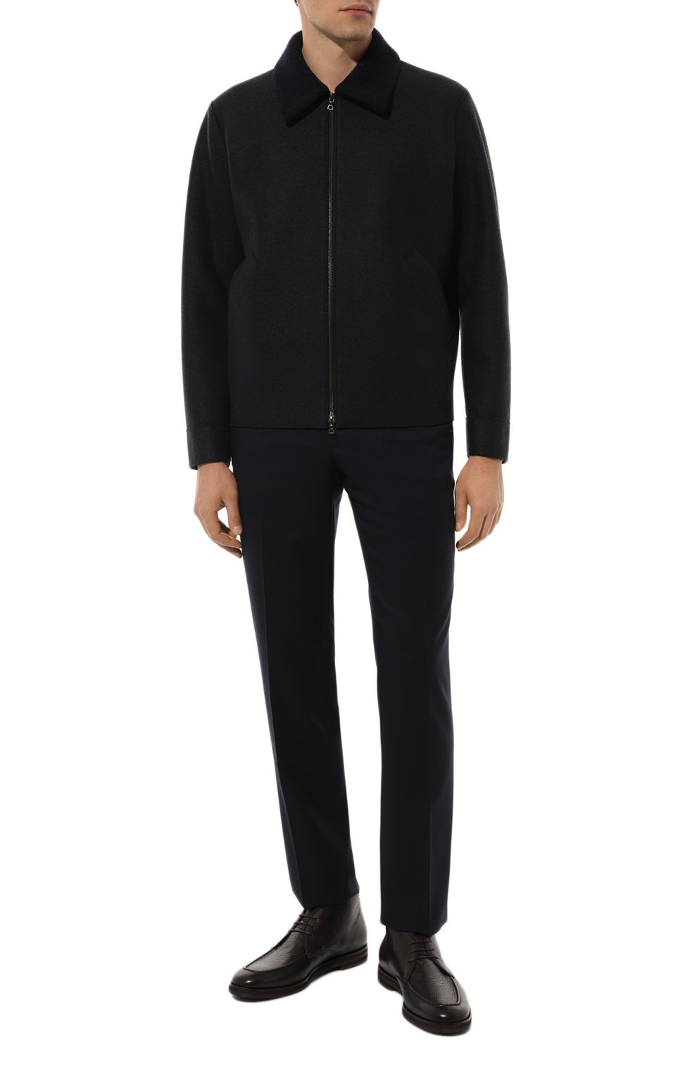 Кожаные ботинки BARRETT темно-коричневого цвета по цене 71600 руб., арт. 242U005.1, фото 2 Кожаные ботинки BARRETT, арт. 242U005.1, фото 2