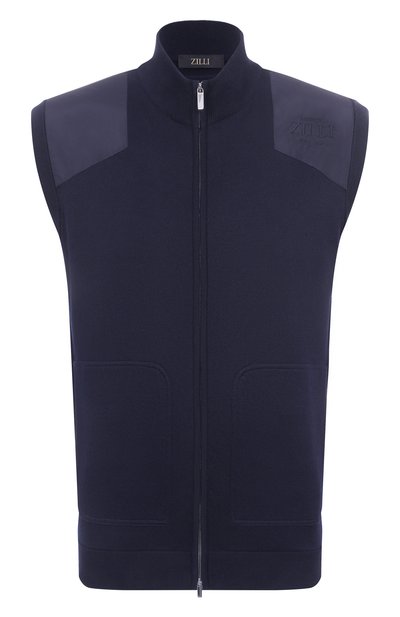 Мужской жилет из хлопка и шелка ZILLI, арт. JSG001M0142VSDE00