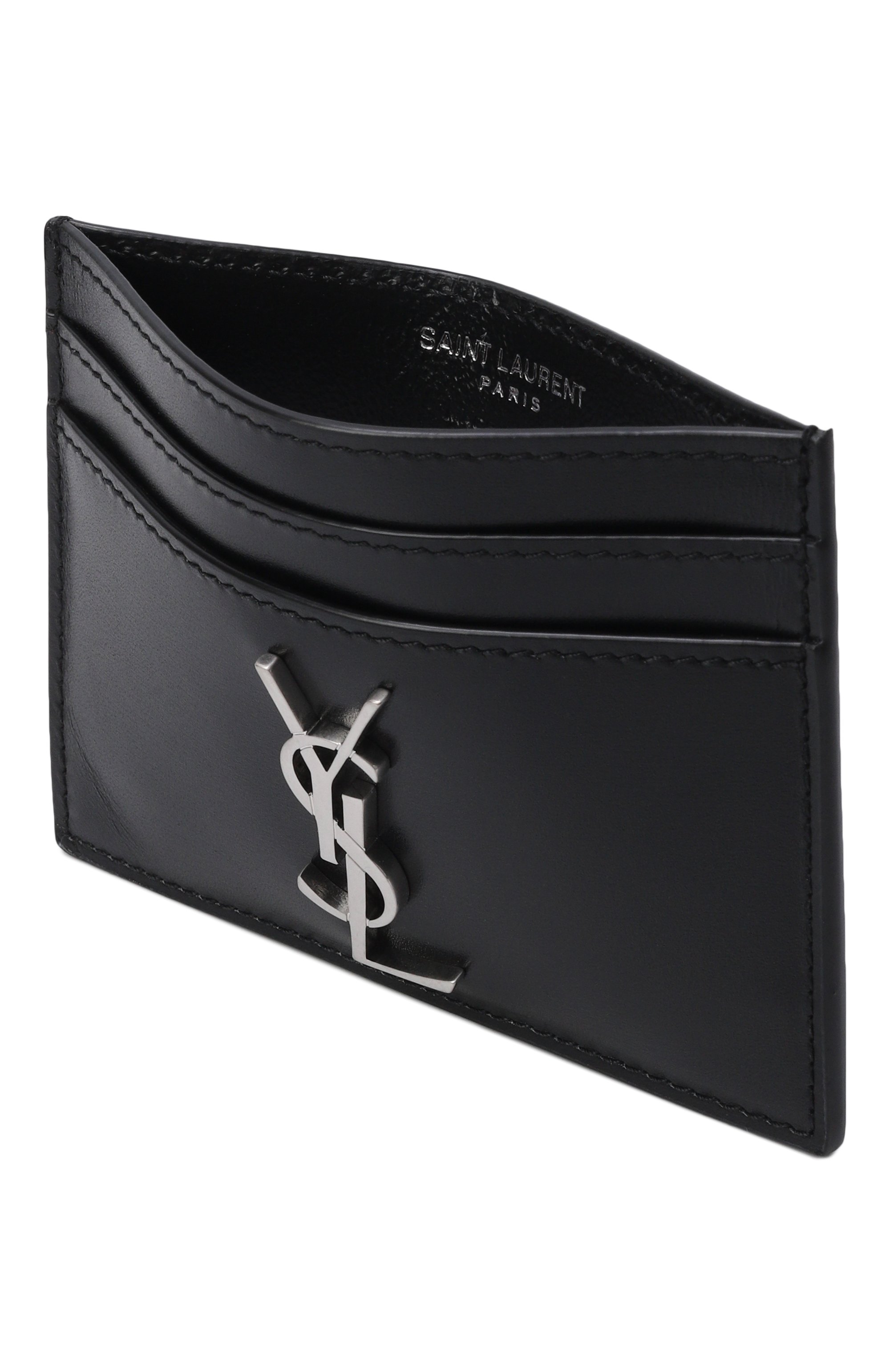 Кожаный футляр для кредитных карт SAINT LAURENT, арт. 485631/0SX0E, фото 3