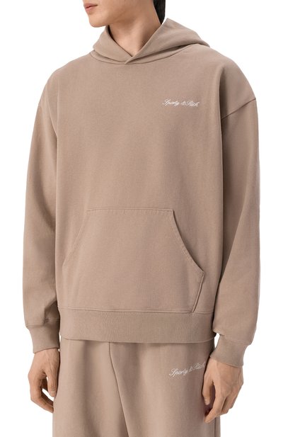 Хлопковое худи SPORTY AND RICH, арт. ST09168326BR08, фото 3