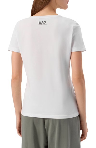 Хлопковая футболка EA7, арт. 7W000721/AF10373, фото 4