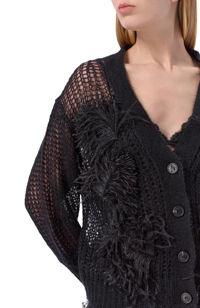 Шерстяной кардиган THE ATTICO, арт. 260WCD00011/KMX002FS, фото 5