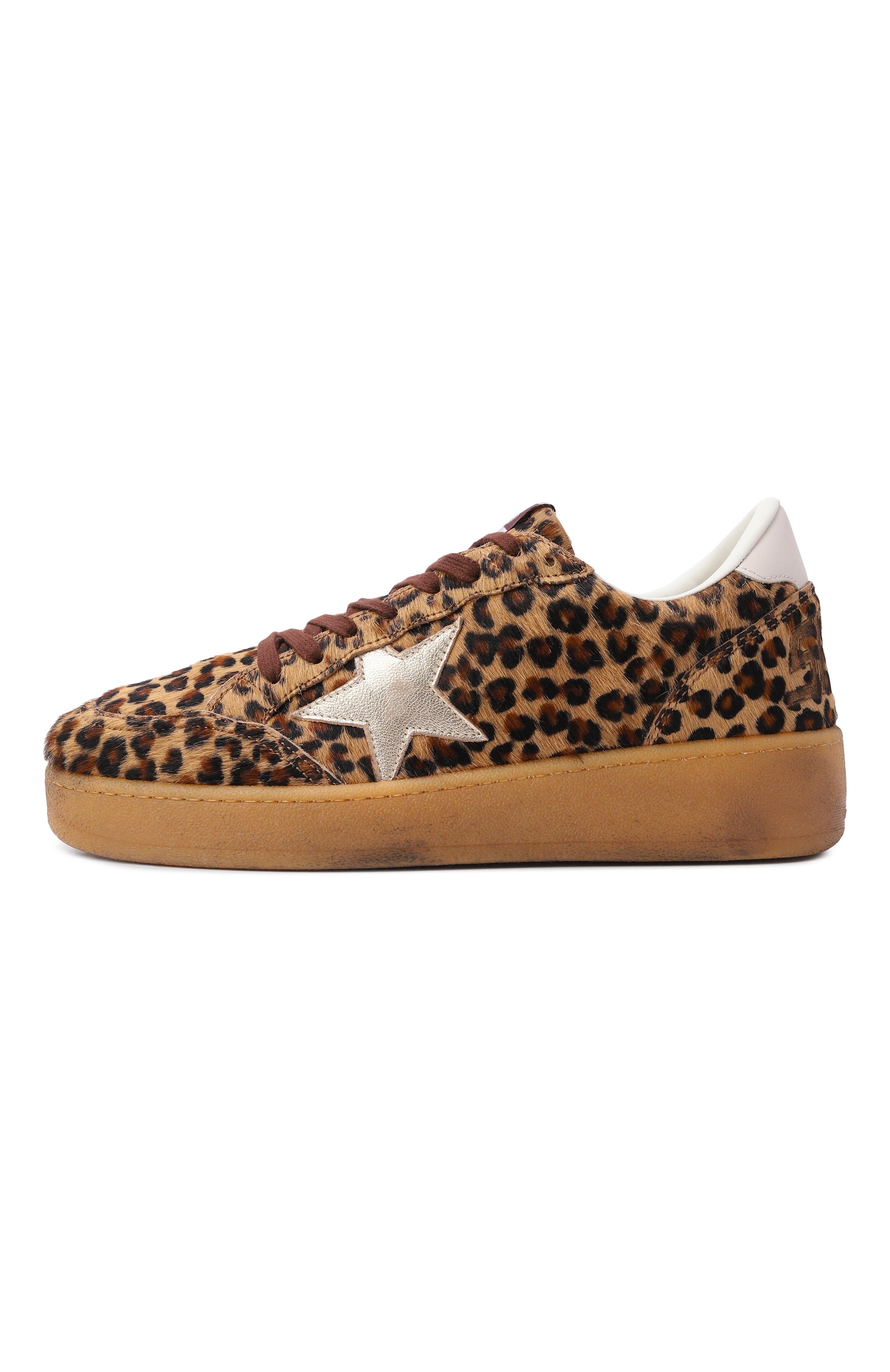 Кожаные кеды ball star GOLDEN GOOSE DELUXE BRAND, арт. GWF00804.F008010, фото 4