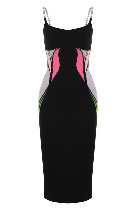 Платье из вискозы Area FW25AWDR0190FA01 Чёрный FW25AWDR0190FA01