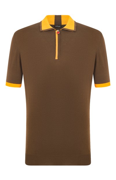 Мужская хлопковое поло KITON, арт. UMK0571V104A