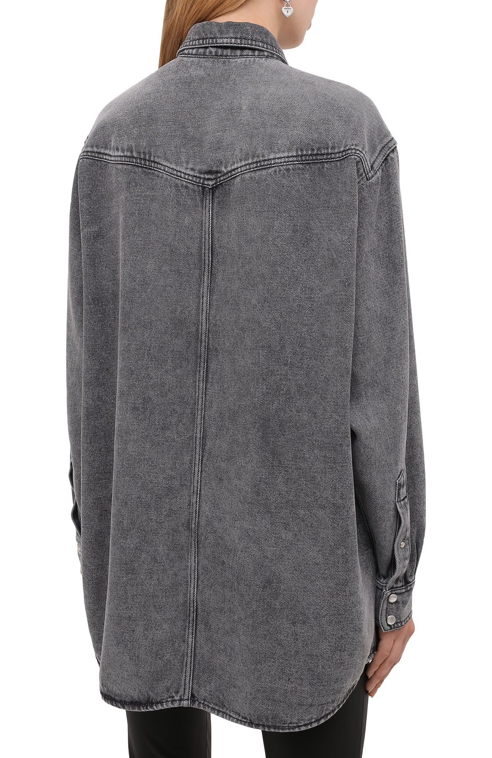 Джинсовая рубашка ISABEL MARANT ETOILE, арт. CH0749-21A019E/TANIA, фото 4