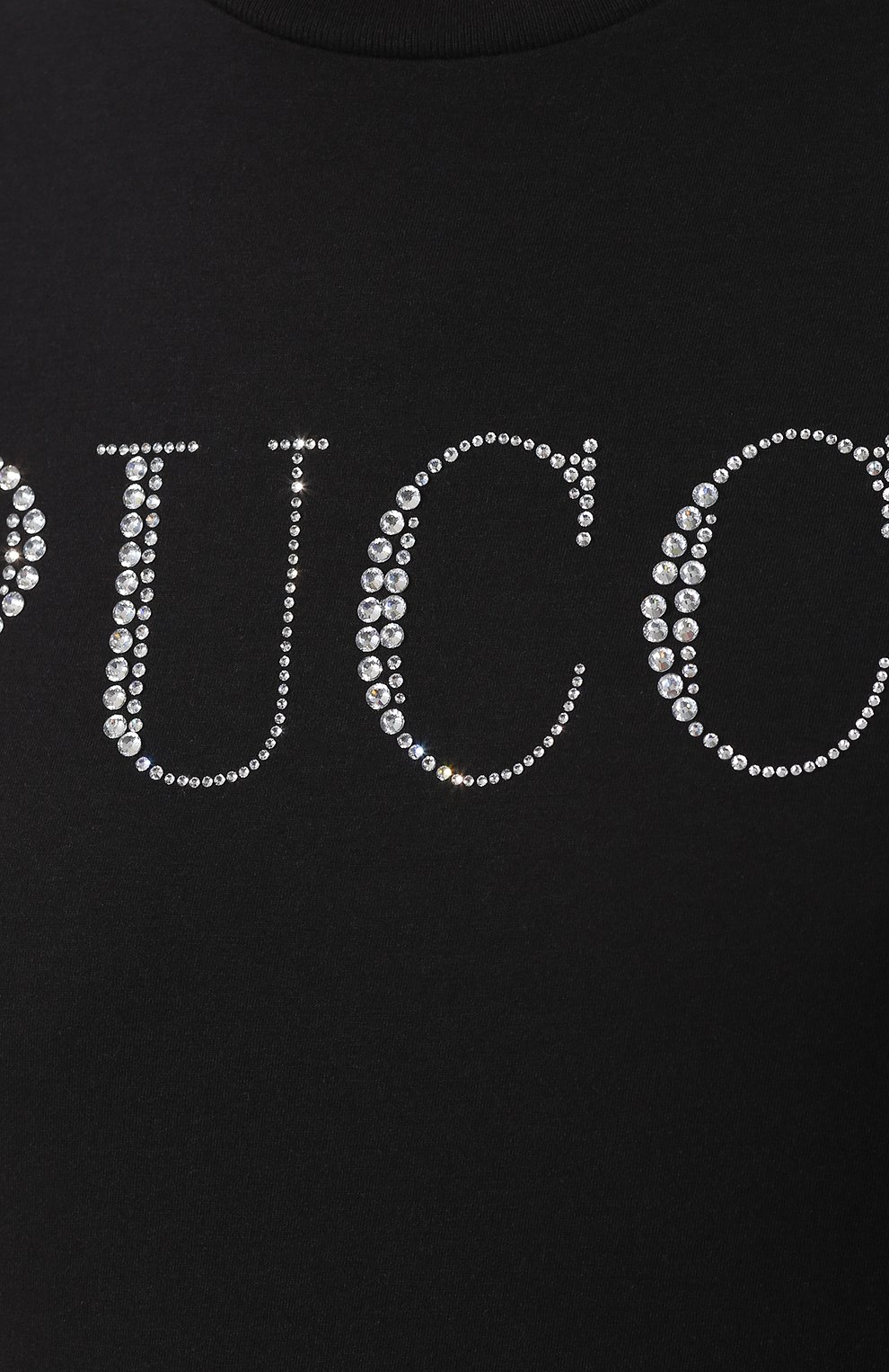 Хлопковая футболка EMILIO PUCCI черного цвета по цене 42050 руб., арт. 9EJP75/9E986, фото 5 Хлопковая футболка EMILIO PUCCI, арт. 9EJP75/9E986, фото 5