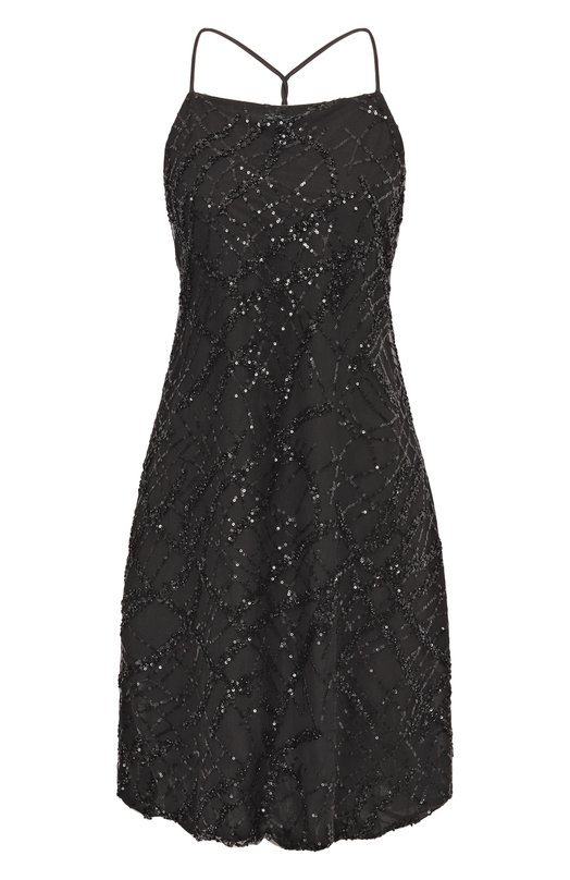Платье с отделкой пайетками Emporio Armani EW003609/AF10242 Чёрный EW003609/AF10242