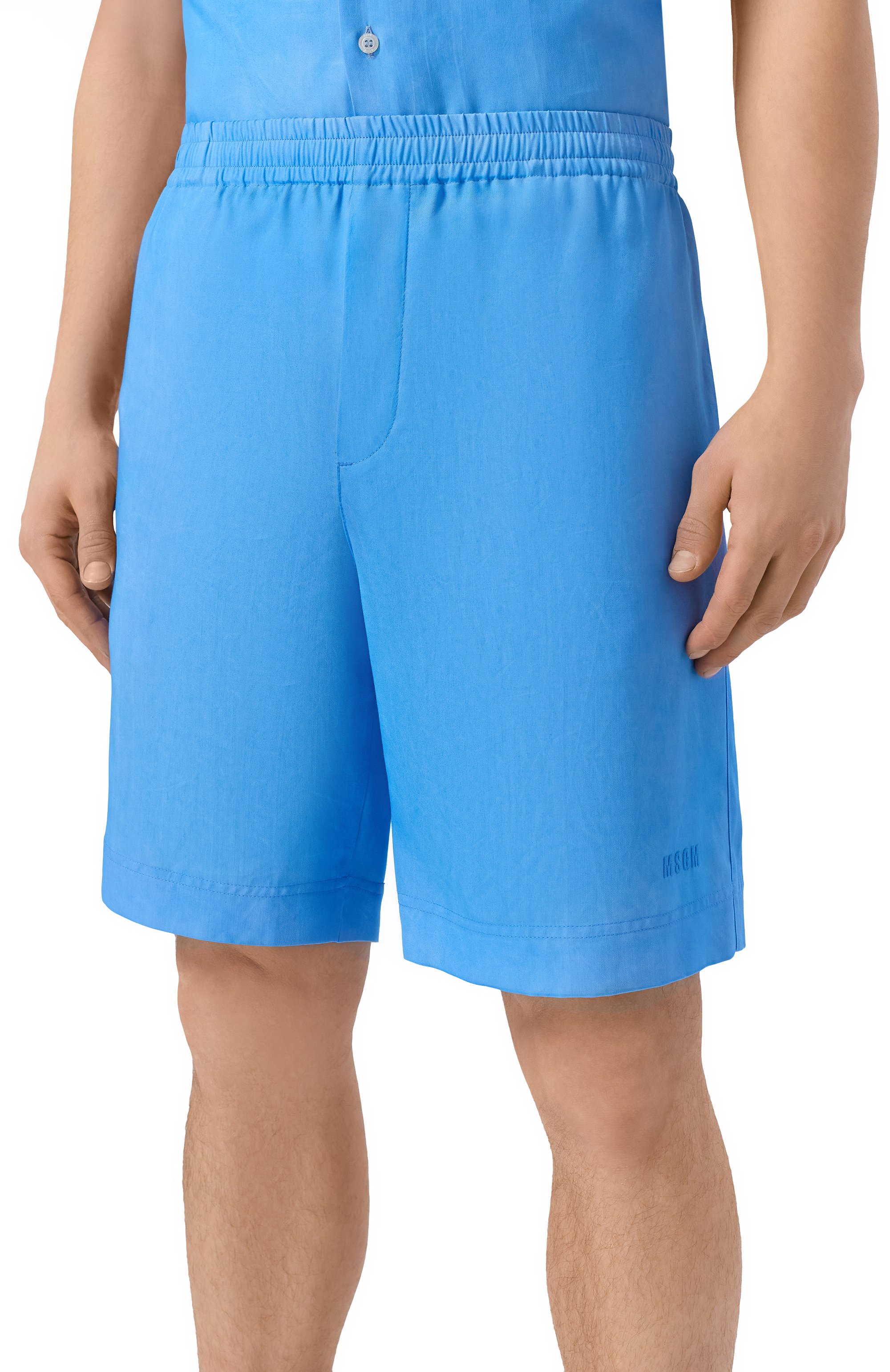 Шорты из лиоцелла MSGM, арт. 4040MB05X/267009, фото 3