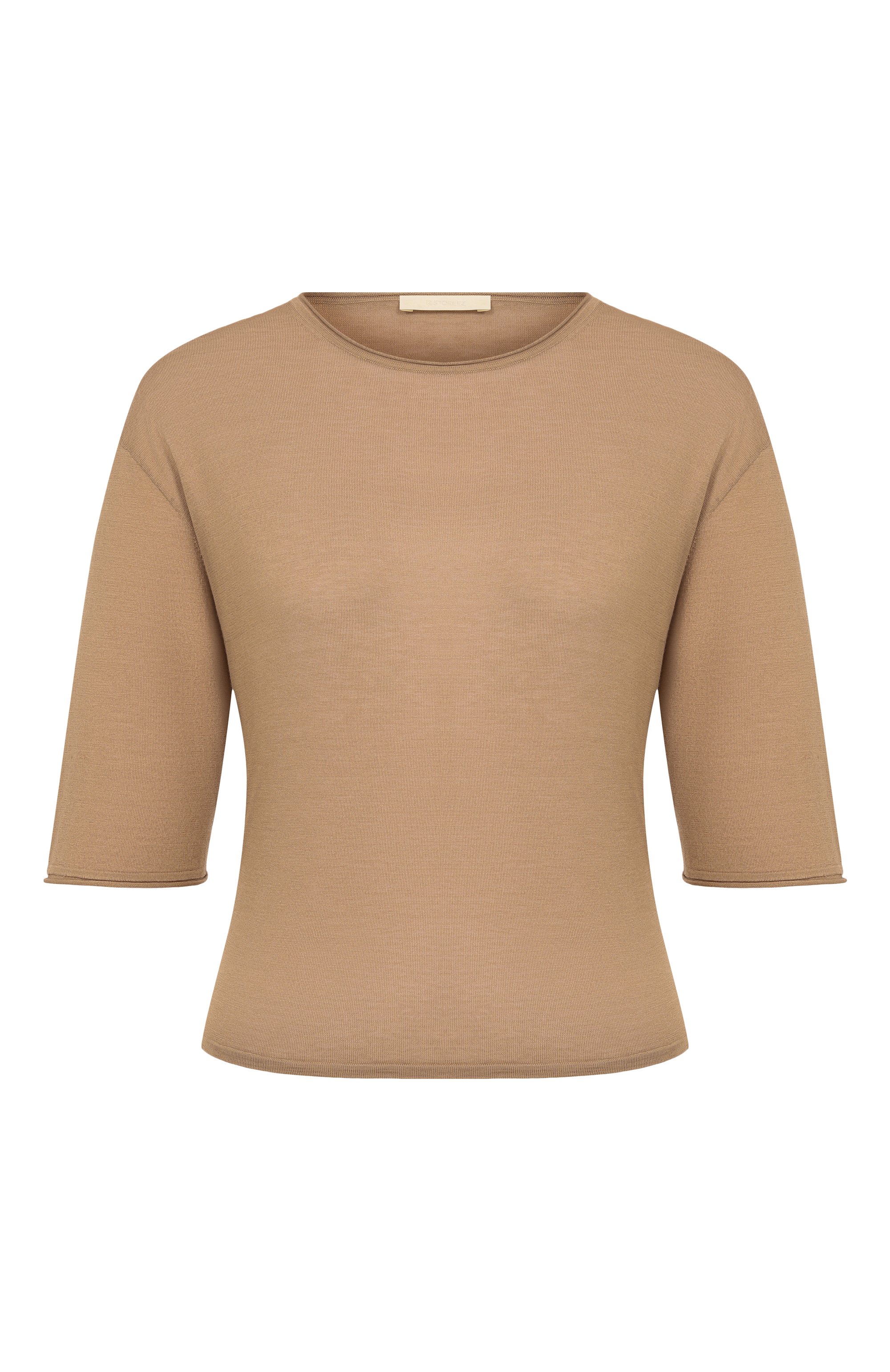 Футболка из шелка и хлопка 12 STOREEZ, арт. 136937, фото 1