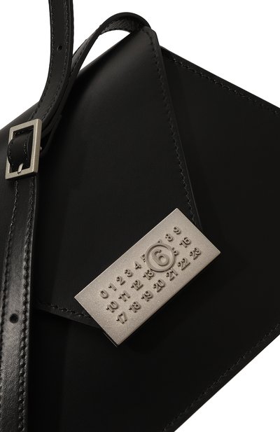 Сумка numeric medium MM6 черного цвета по цене 78650 руб., арт. SB6ZH0015/P6418, фото 3 Сумка numeric medium MM6, арт. SB6ZH0015/P6418, фото 3