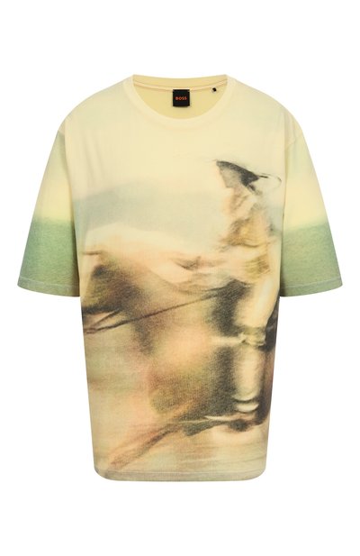 Женская хлопковая футболка BOSS ORANGE, арт. 50552584