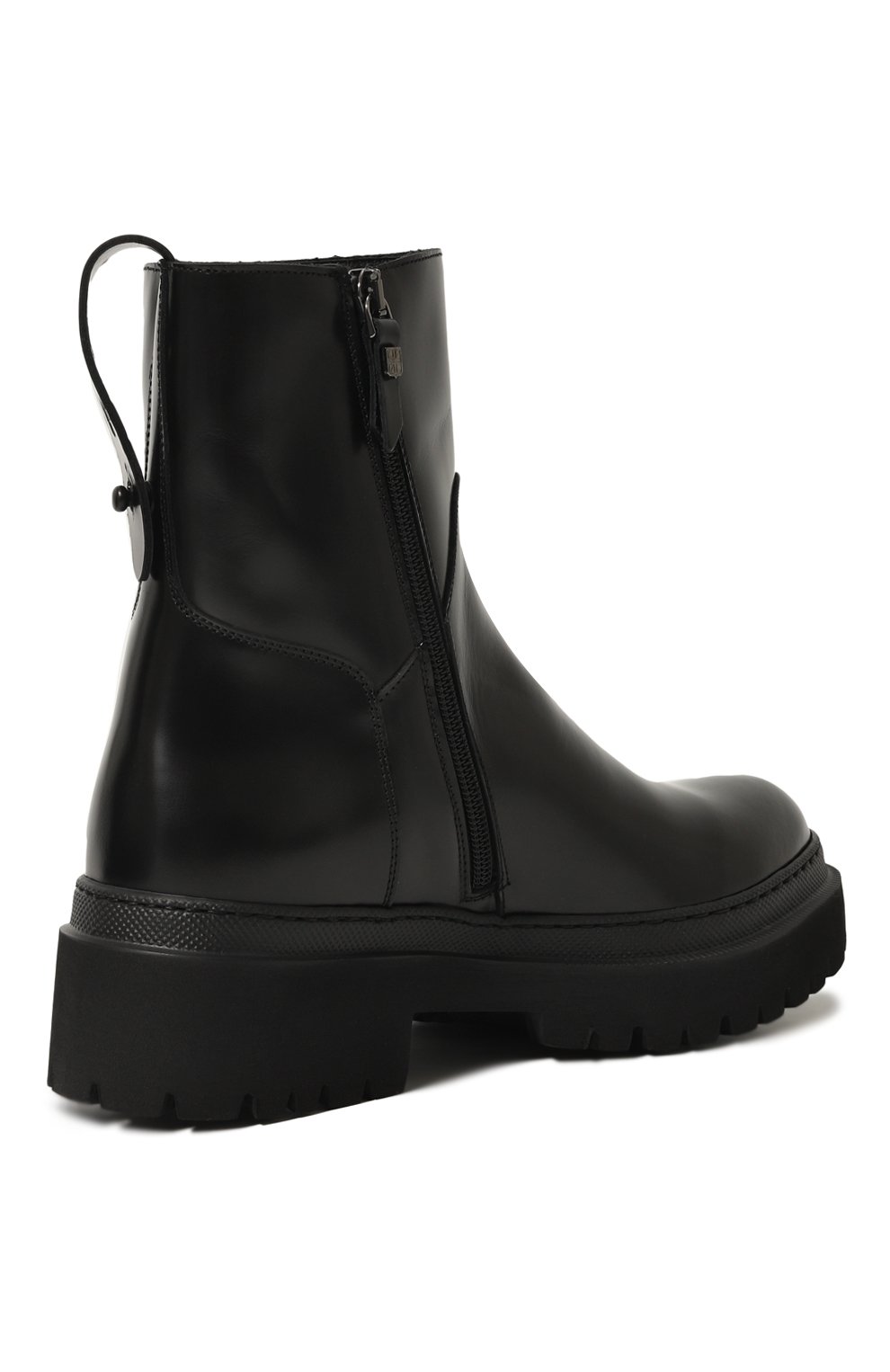 Кожаные ботинки PANTANETTI черного цвета по цене 51450 руб., арт. 18176CM/IBIS, фото 5 Кожаные ботинки PANTANETTI, арт. 18176CM/IBIS, фото 5