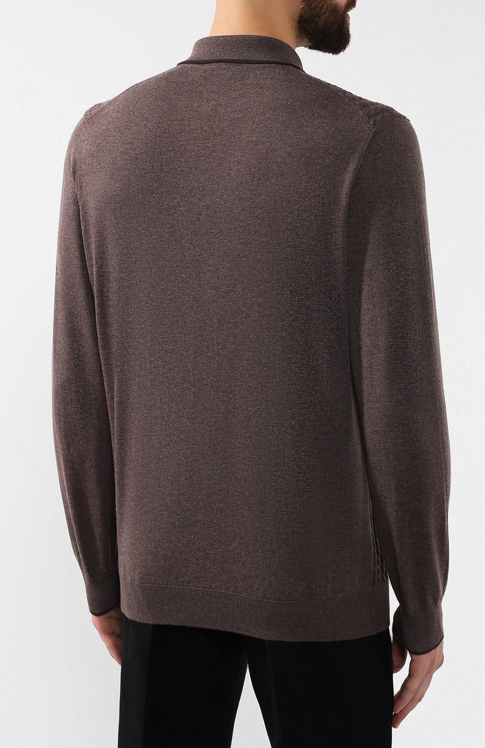 Поло из смеси шерсти и кашемира FIORONI, арт. M19302C1, фото 4