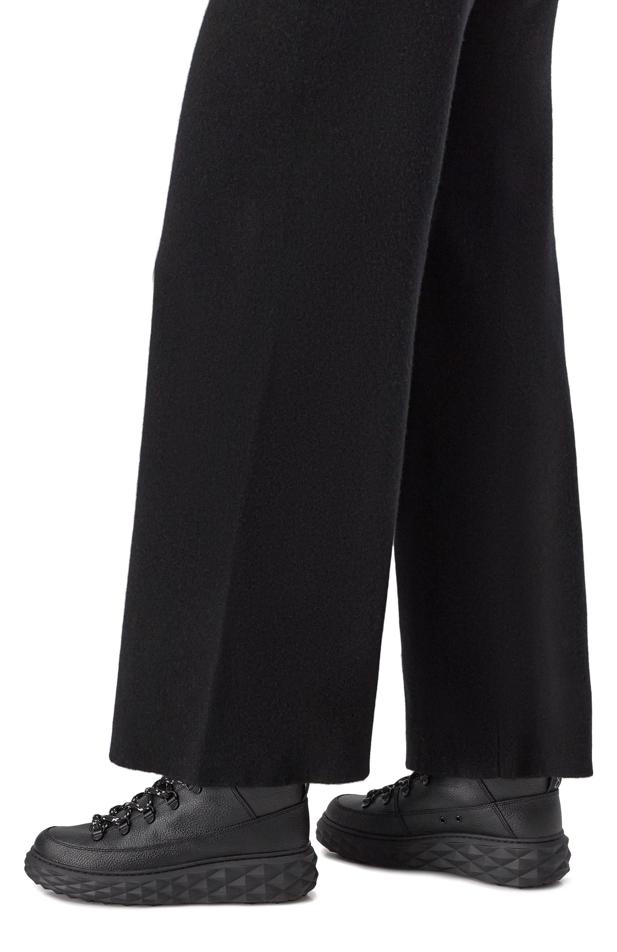 Кожаные кроссовки diamond maxi hike JIMMY CHOO, арт. DIAM0ND MAXI HIKE/F/GBX, фото 2