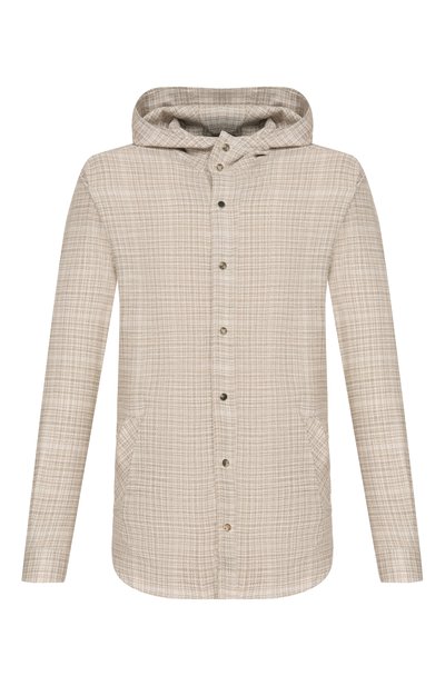 Мужская рубашка из шерсти и шелка KITON, арт. UMCMARK0617E17